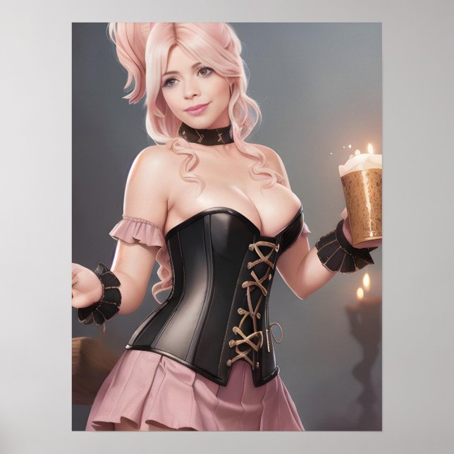 Sexy Woman Ren Fest Pirate Poster (Front)