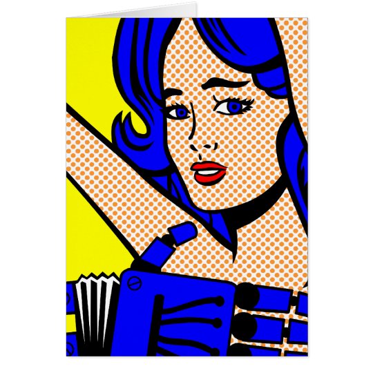 Sexy Woman Robot Attack Card