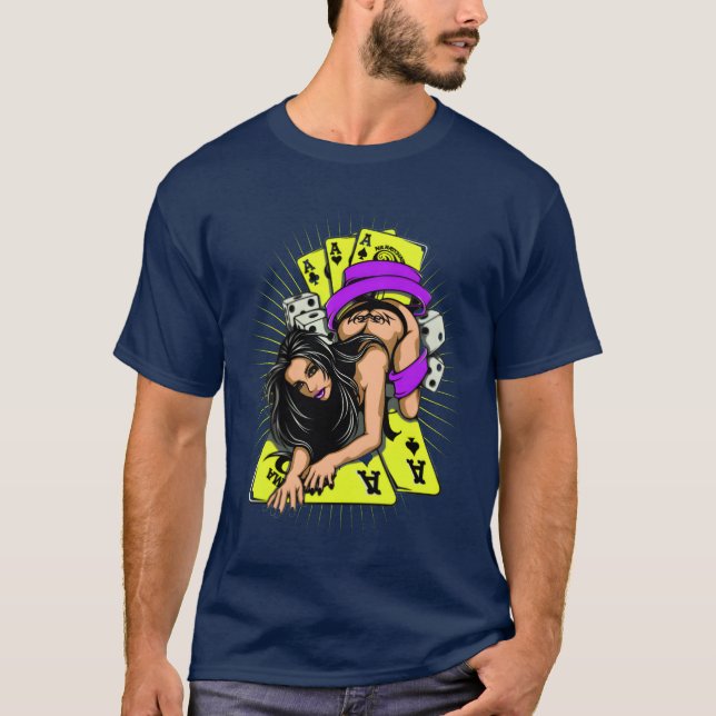 Sey Girl Game Card funny family T-Shirt (Front)