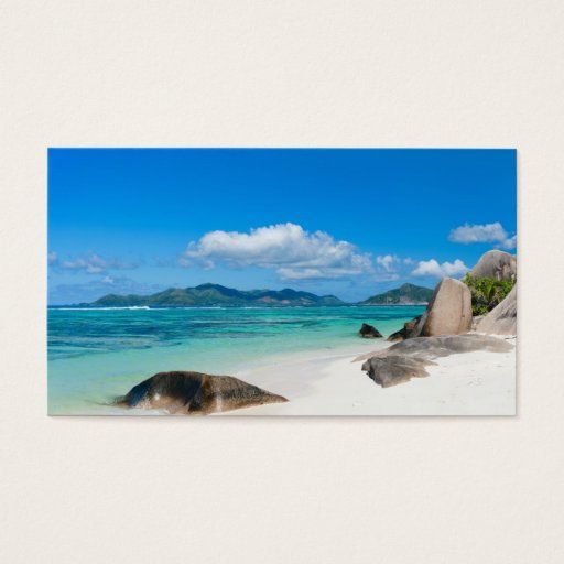 Customizable Seychelles Business Card Template