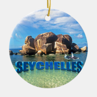 Seychelles Ceramic Ornament