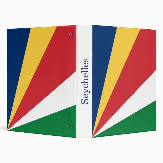 Seychelles Flag 3 Ring Binder (Background)