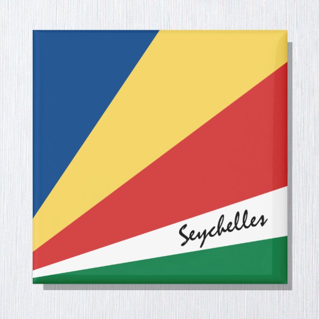 Seychelles flag & Africa holiday/sports fans Magnet (Creator Uploaded)