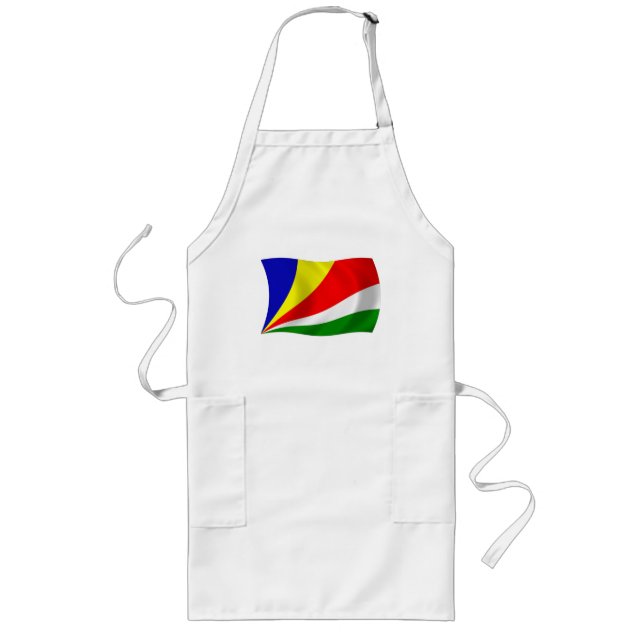 Seychelles Flag Apron (Front)