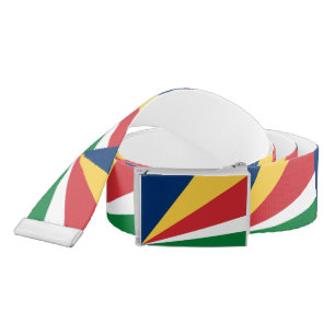 Seychelles Flag Belt