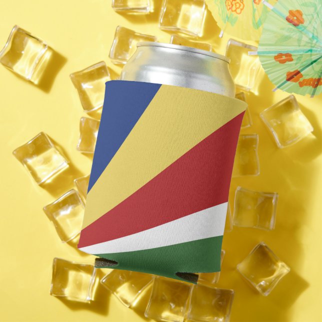 Seychelles flag can cooler (In Situ Summer)