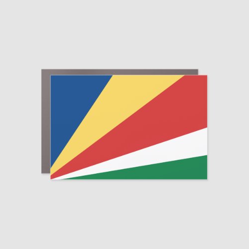 Seychelles Flag Car Magnet
