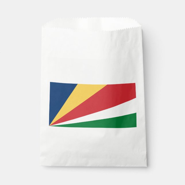 Seychelles Flag Favor Bag (Front)