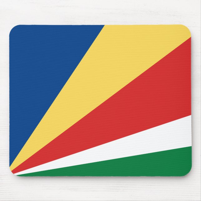 Seychelles Flag Mouse Pad (Front)