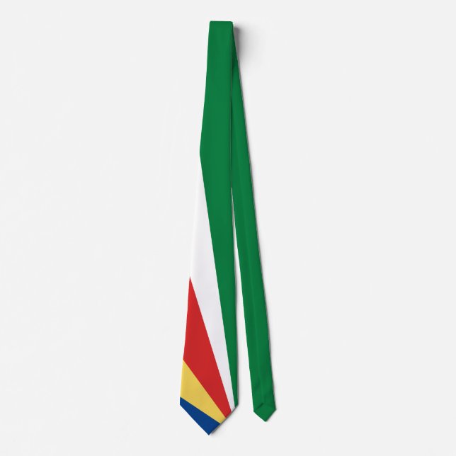 Seychelles Flag Neck Tie (Front)