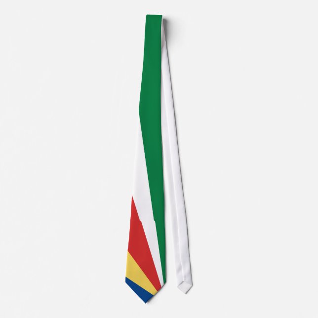 Seychelles Flag Neck Tie (Front)