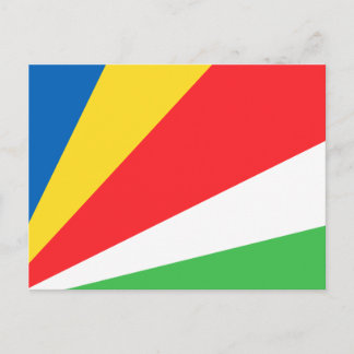 Seychelles Flag Postcard