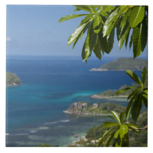 Seychelles, Island of Mahe. Western coast of Tile