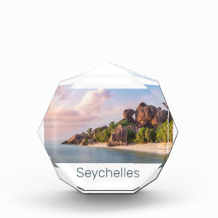 Seychelles La Digue Vintage Sunset Holiday Gift