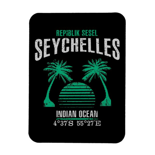 Seychelles Magnet (Vertical)