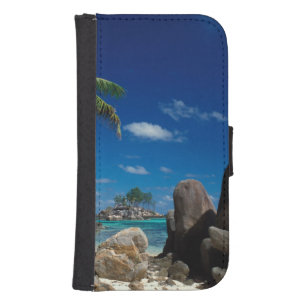 Seychelles, Mahe Island, Anse Royale Beach. Wallet Phone Case For Samsung Galaxy S4