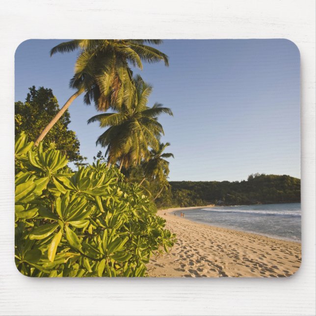 Seychelles, Mahe Island, Anse Takamaka beach, Mouse Pad (Front)