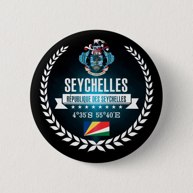 Seychelles Pinback Button (Front)