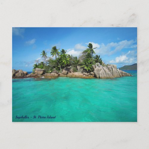 Seychelles Praslin _ Tropic island _ Photo Postcard
