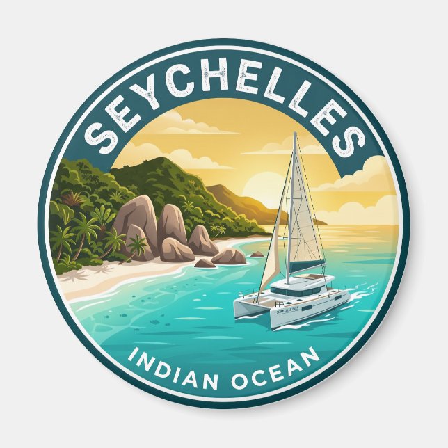 Seychelles Seychelles Magnet (Front)