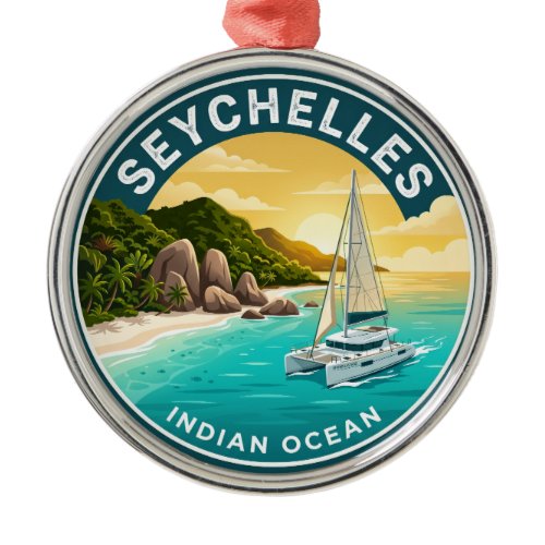 Seychelles Seychelles Metal Ornament