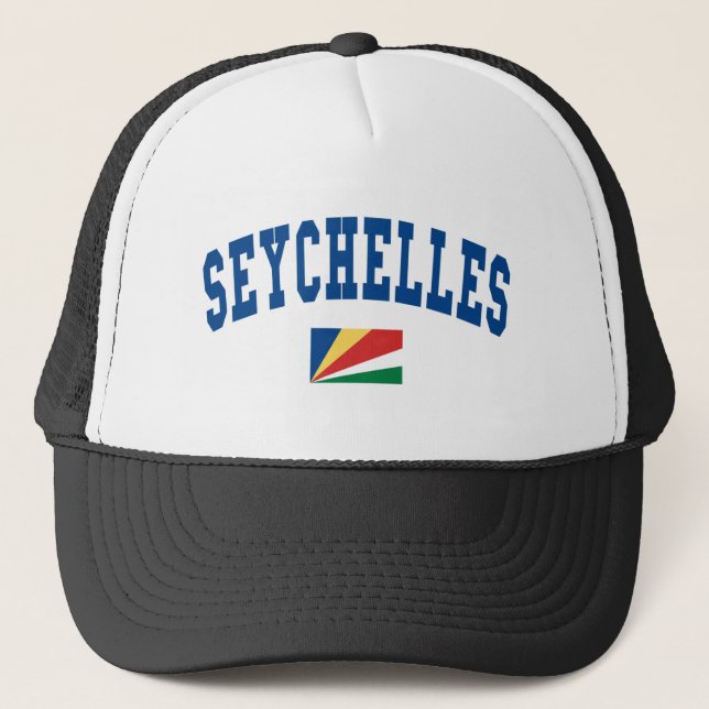 SEYCHELLES TRUCKER HAT (Front)