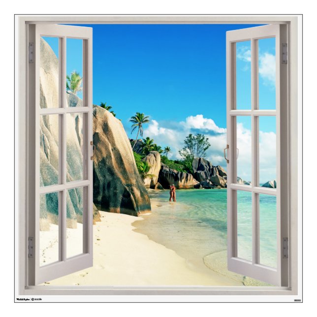 Seychelles Wall Sticker (Front)