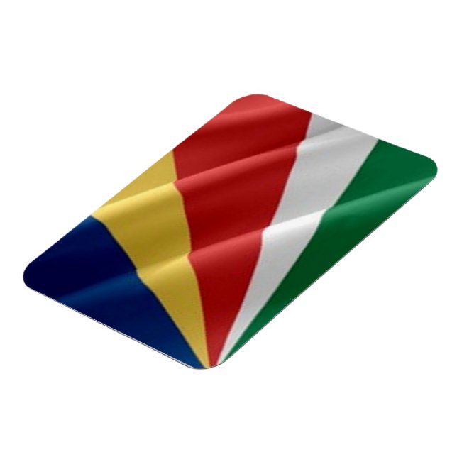 Seychelles - Waving Flag - Magnet (Left Side)