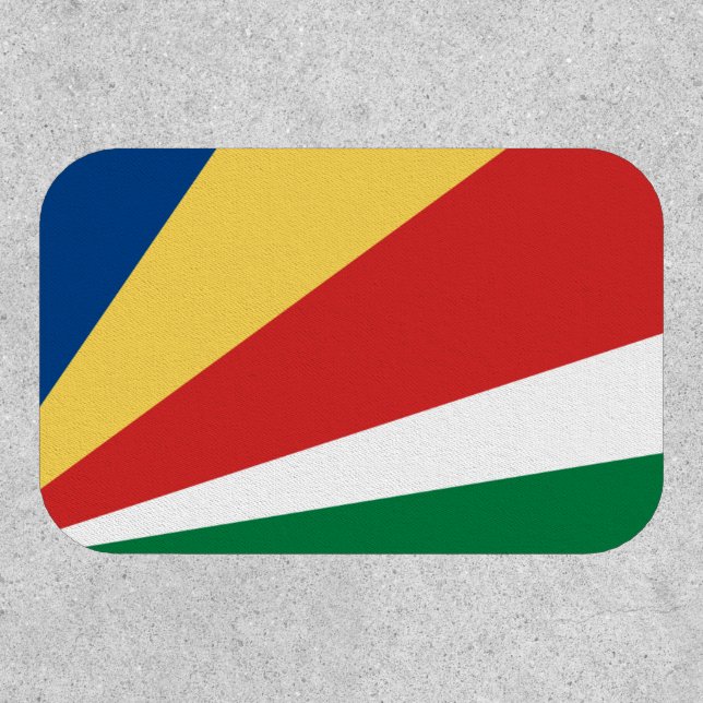 Seychellois Flag, Flag of Seychelles Patch (Front)