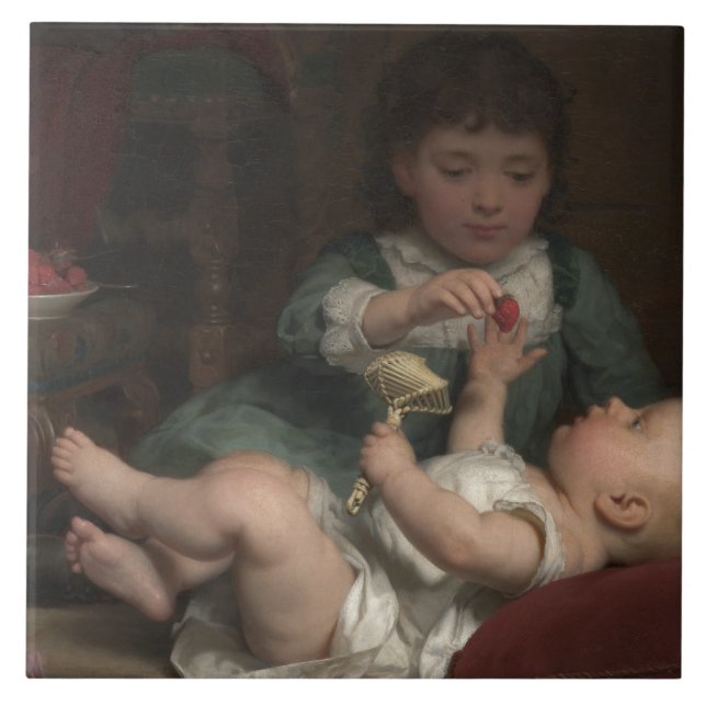 Seymour Joseph Guy - Temptation Ceramic Tile (Front)