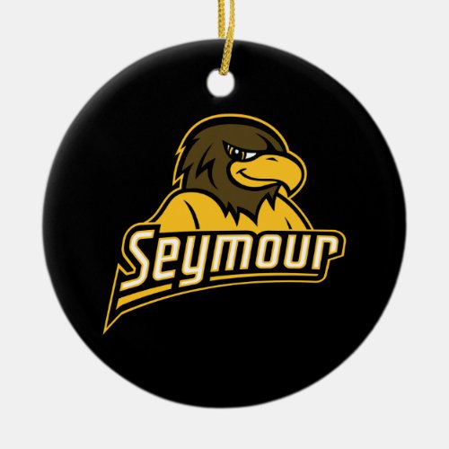 Seymour Mascot Ceramic Ornament