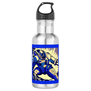 SF - Anime Hero Woodcut 4 Stainless Steel Water Bottle