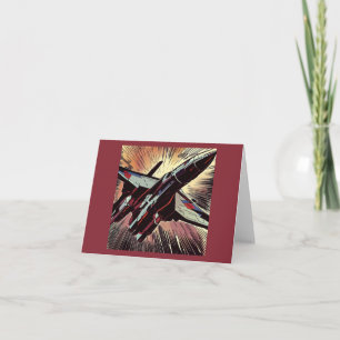 SF - Anime Starfighter Woodcut 2 Card