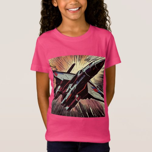SF _ Anime Starfighter Woodcut 2 T_Shirt
