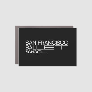 SF Ballet School Black Bumper Sticker Car Magnet