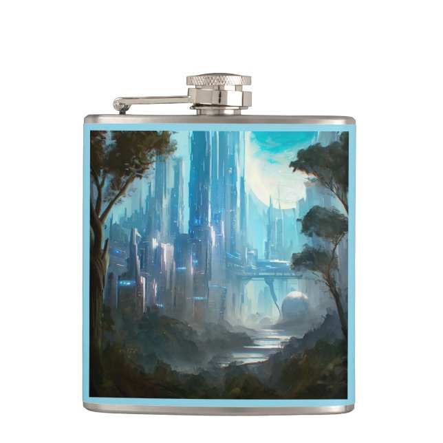 SF - City On Forest Planet 2 Flask (Front)