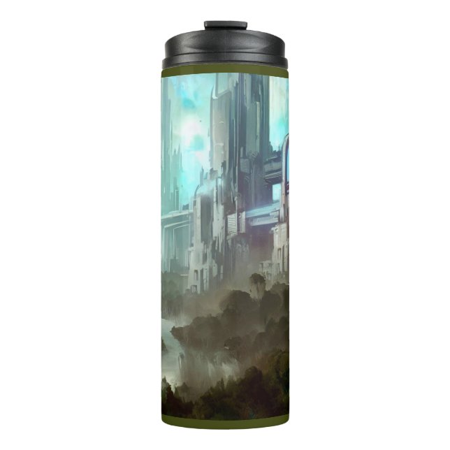 SF - City On Forest Planet 4 Thermal Tumbler (Front)