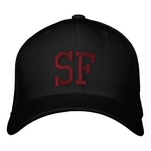 SF Custom Cap _ Black and Red