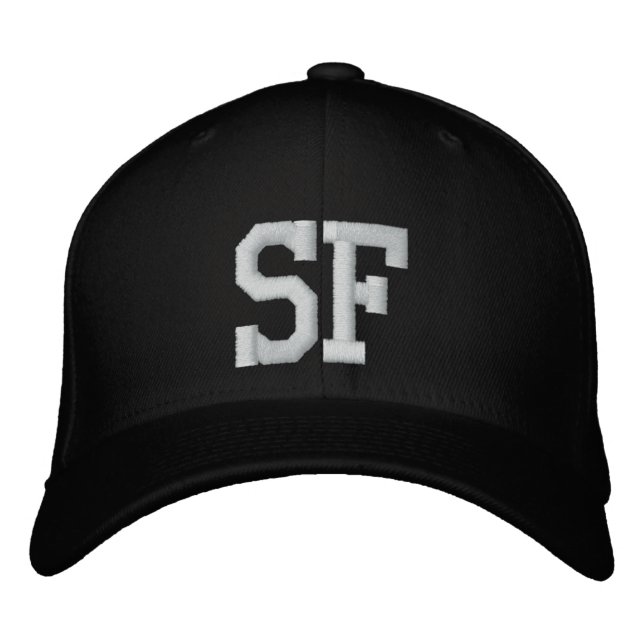 SF Custom Cap - Black and White (Front)
