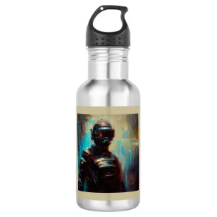 SF - Cyberpunk Hero 1 Stainless Steel Water Bottle