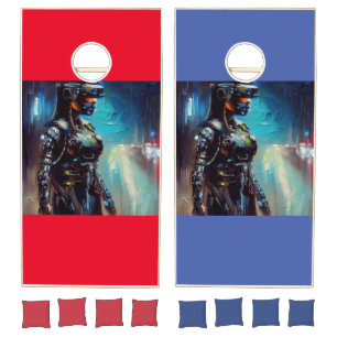SF - Cyberpunk Hero (2) Cornhole Set