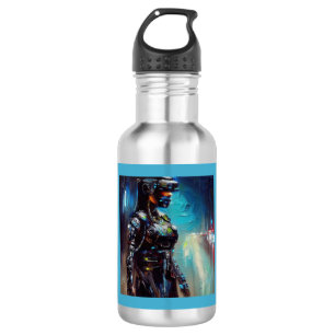 SF - Cyberpunk Hero 2 Stainless Steel Water Bottle