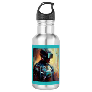 SF - Cyberpunk Hero 3 Stainless Steel Water Bottle