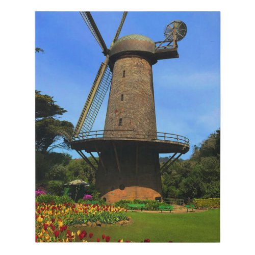 SF Dutch Windmill 4 Faux Wrapped Canvas