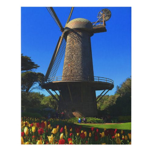 SF Dutch Windmill 5 Faux Wrapped Canvas