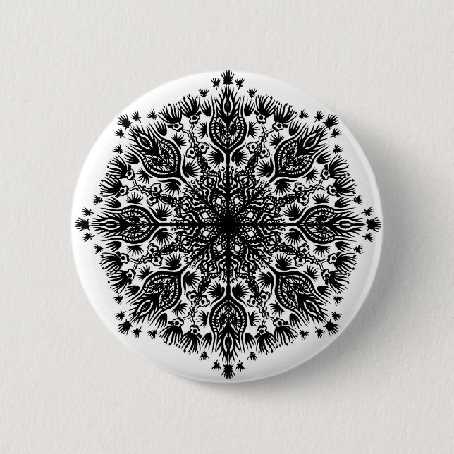 SF-Feather Pinback Button (Front)