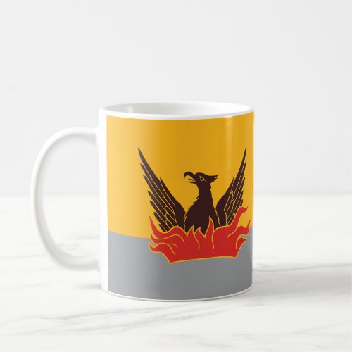 SF Fog  Gold Flag Coffee Mug _ Gold Top