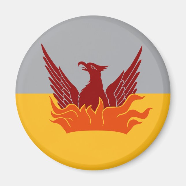 SF Fog & Gold Flag Magnet (Front)