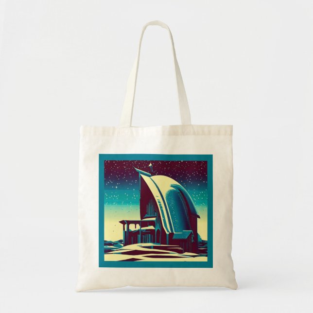 SF Futuristic Church 1 Tote Bag (Front)