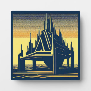 SF Futuristic Church 2 Plaque